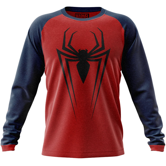 Spider-man: Logo T-shirt | Official Spider-Man Full sleeves T-shirts