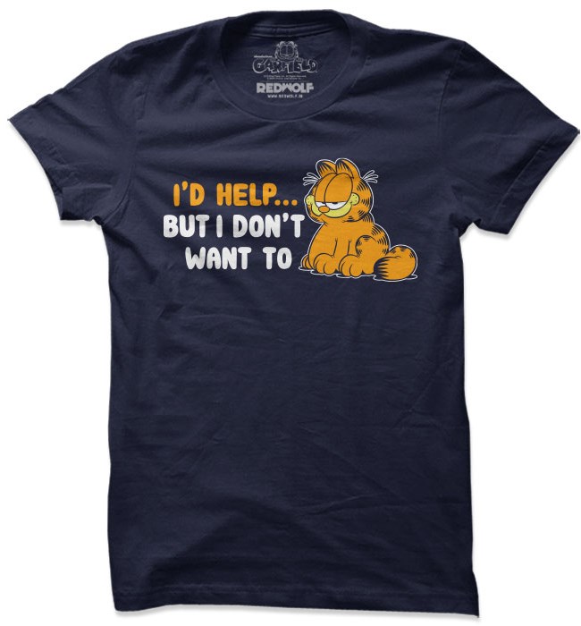 

Redwolf - I'd Help But I Don't Want To - Garfield Official T-shirt