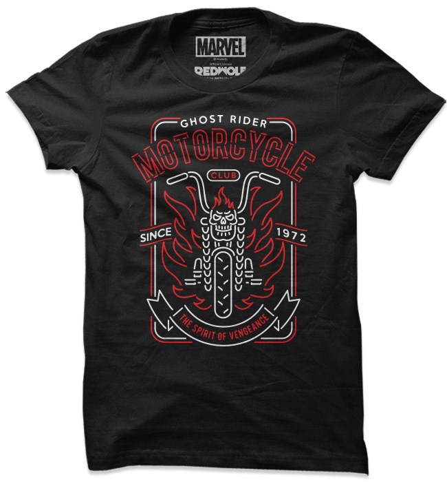 

Redwolf - Ghost Rider Motorcycle Club - Marvel Official T-shirt