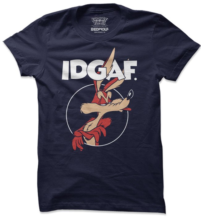 

Redwolf - IDGAF. - Looney Tunes Official T-shirt, Navy blue