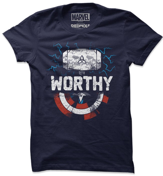 

Redwolf - Worthy - Marvel Official T-shirt, Navy blue