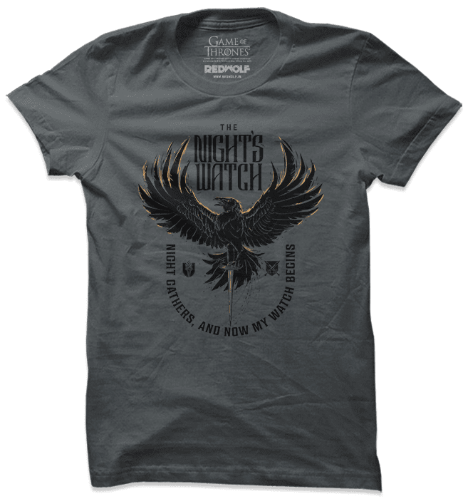 The Night's Watch | Official Game Of Thrones T-shirts | Redwolf