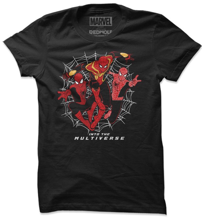 

Redwolf - Spider-Men: Into The Multiverse - Marvel Official T-shirt, Black