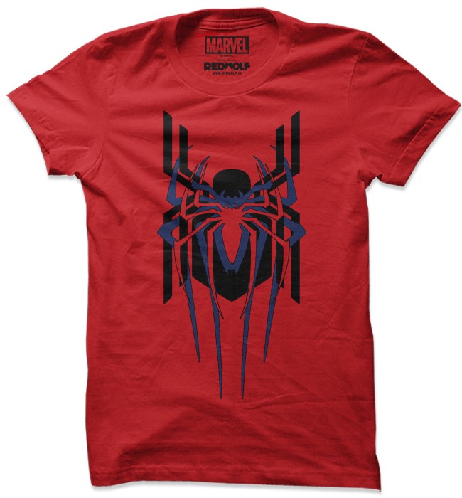 

Redwolf - Spider Trio Logo - Marvel Official T-shirt, Red