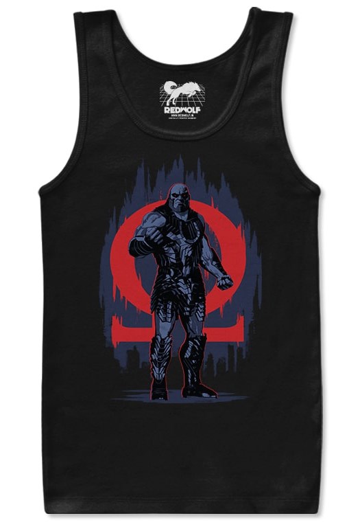 

Redwolf - Alpha And Omega - Justice League Official Tank Top, Black