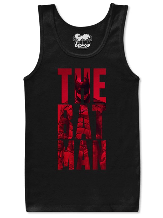 

Redwolf - Batman Threat - Batman Official Tank Top, Black