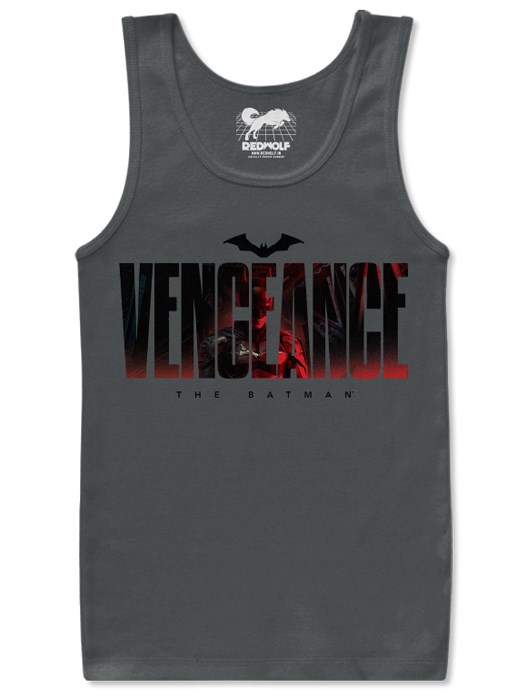 

Redwolf - Vengeance - Batman Official Tank Top, Grey