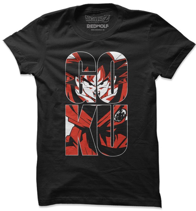 

Redwolf - The Legend of Goku - Dragon Ball Z Official T-shirt, Black