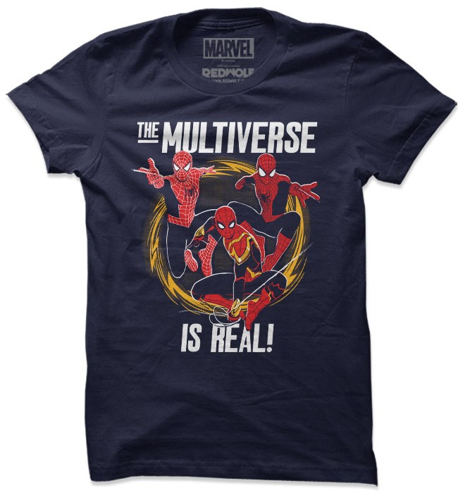 

Redwolf - The Multiverse Is Real! - Marvel Official T-shirt, Navy blue