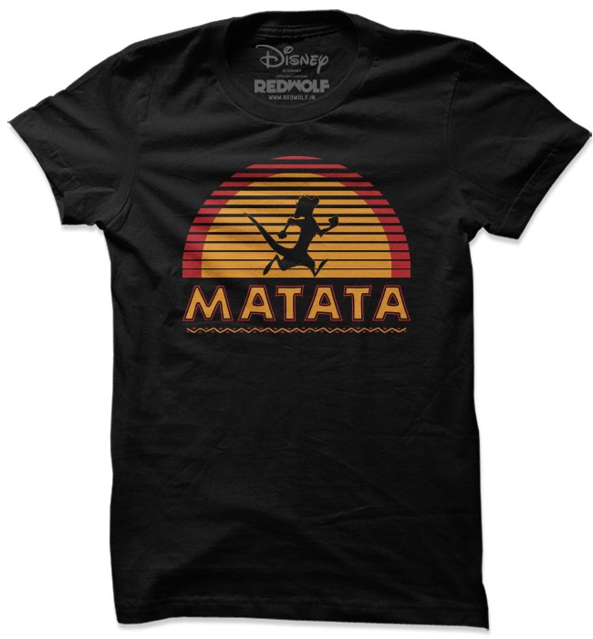 

Redwolf - Timon: Matata - Disney Official T-shirt, Black