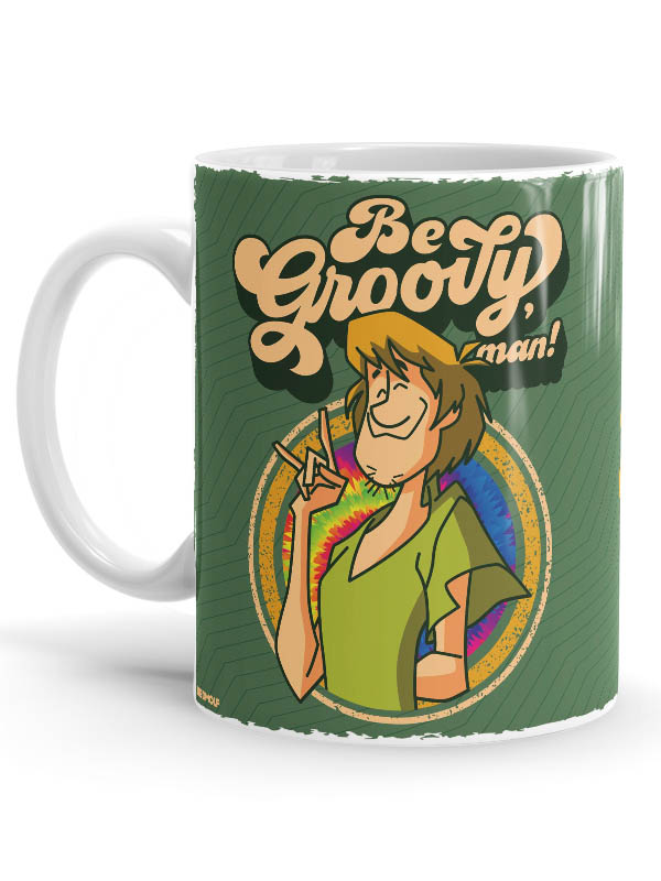 

Redwolf - Be Groovy Man! - Scooby Doo Official Mug, Multi-coloured