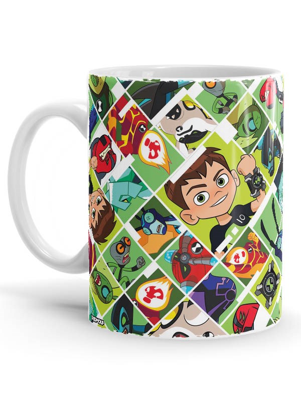 

Redwolf - Ben 10: Pattern - Ben 10 Official Mug, Multi-coloured