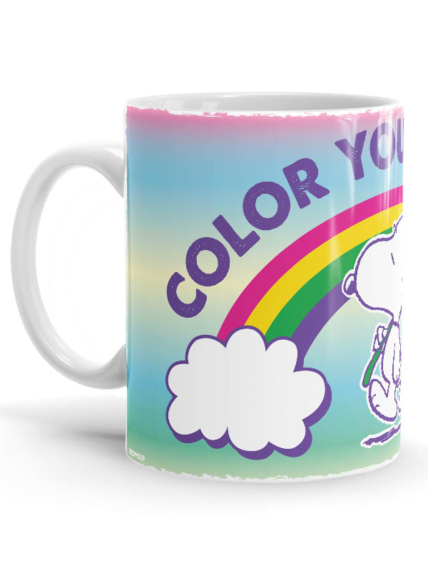 

Redwolf - Color Your World - Peanuts Official Mug, Multi-coloured