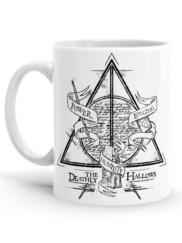 

Redwolf - Deathly Hallows - Harry Potter Official Mug, White