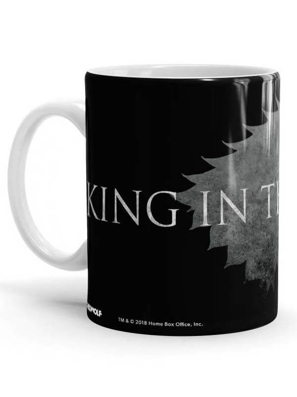 

Redwolf - King In The North (Black) - Game Of Thrones Official Mug, White