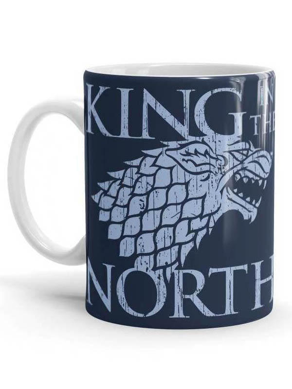 

Redwolf - King In The North - Game Of Thrones Official Mug, White