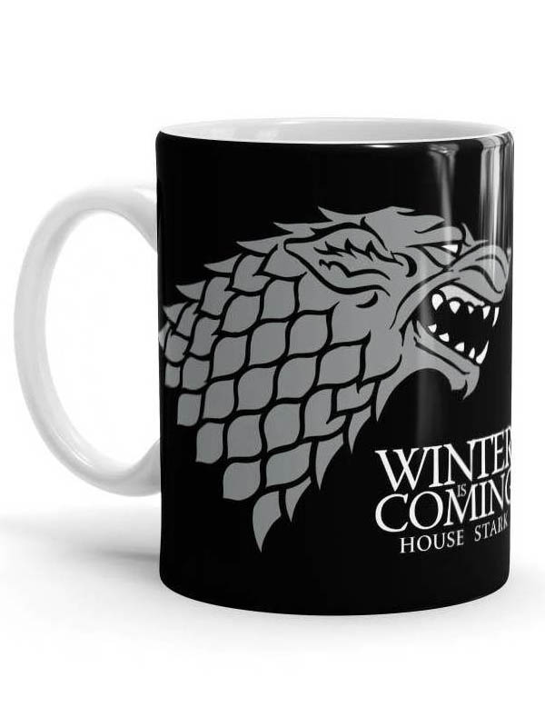 

Redwolf - Winter Is Coming - Game Of Thrones Official Mug, White