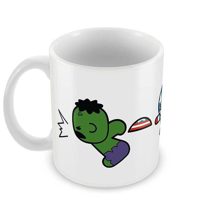 

Redwolf - Captain America - Hulk - Kawaii Art - Official Captain America Coffee Mug