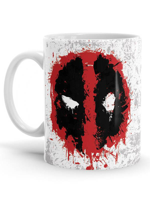 

Redwolf - Deadpool: Logo Splatter - Marvel Official Mug, White