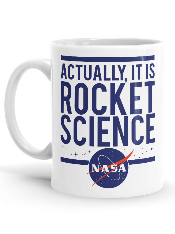 

Redwolf - Rocket Science - NASA Official Mug, White