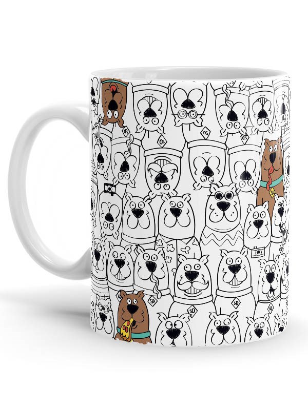 Scooby Pattern Official Scooby Doo Coffee Mugs Redwolf