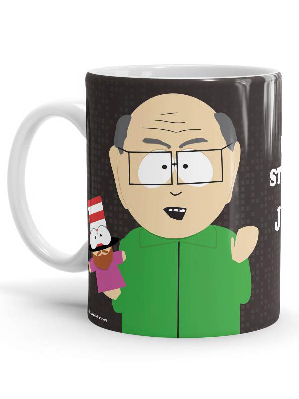 

Redwolf - Mr. Garrison: Stupid People - South Park Official Mug, White