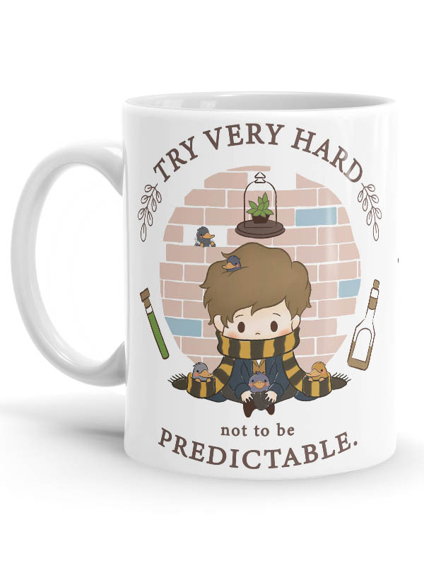 

Redwolf - Try Very Hard - Fantastic Beasts Official Mug, White