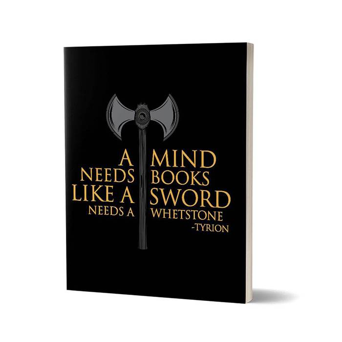 

Redwolf - A Mind Needs Books - Game Of Thrones Official Notebook, Multi-coloured