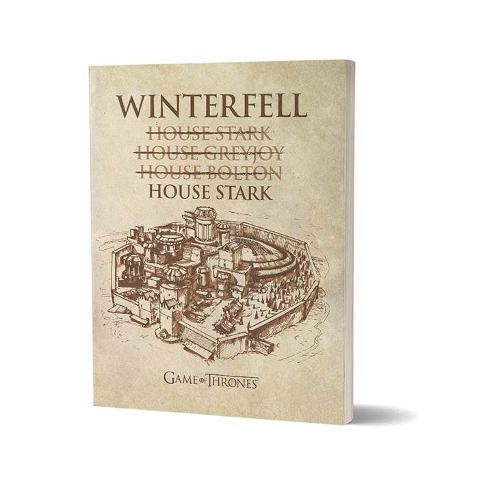 

Redwolf - House of Winterfell - Game Of Thrones Official Notebook, Multi-coloured