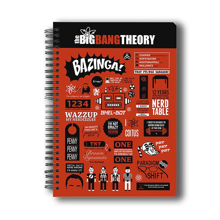 

Redwolf - The Big Bang Theory: Infographic - Notebook