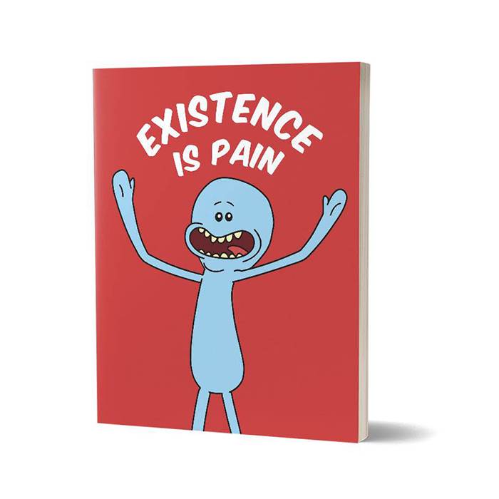 Mr. Meeseeks: Existence Is Pain | Official Rick and Morty Notebook ...