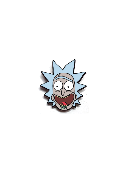 

Redwolf - Rick Head - Rick And Morty Official Pin