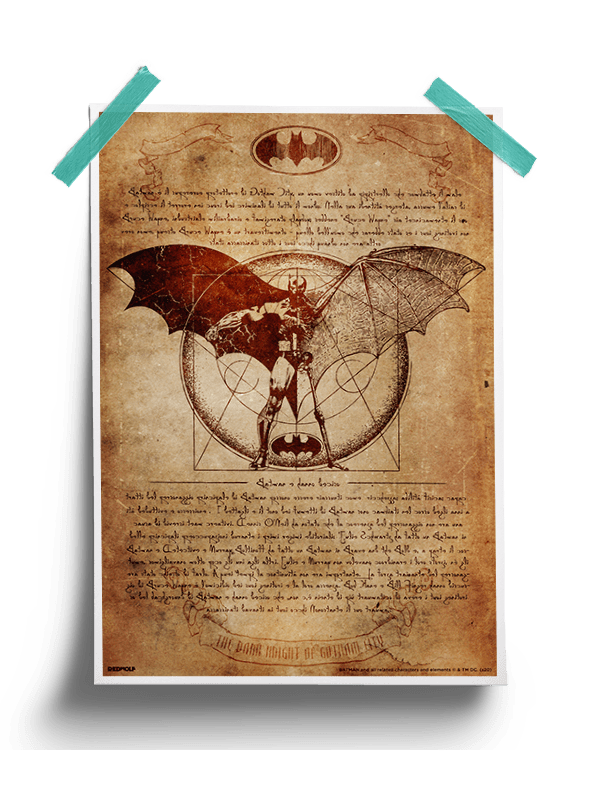 

Redwolf - Vitruvian Batman - Batman Official Poster