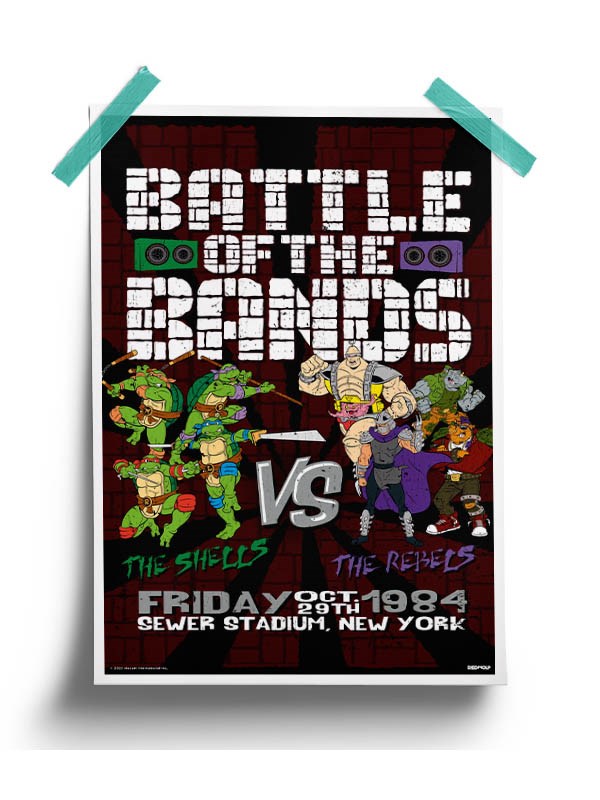 

Redwolf - Battle Of The Bands - TMNT Official Poster