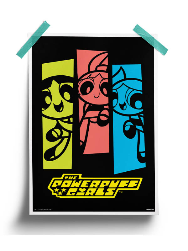 

Redwolf - Color Stripes - The Powerpuff Girls Poster