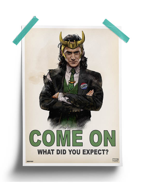 

Redwolf - Loki: Come On - Marvel Official Poster