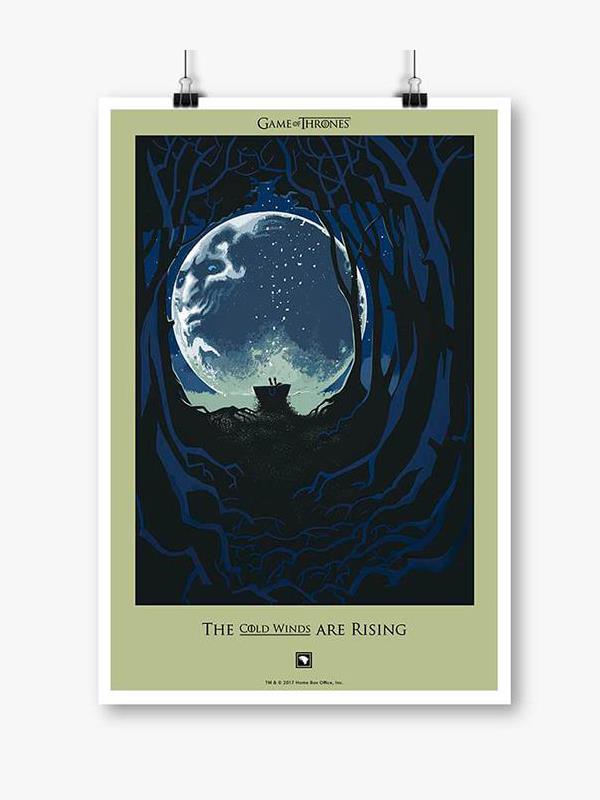 

Redwolf - Cold Winds Are Rising: Beautiful Death - Game Of Thrones Official Poster