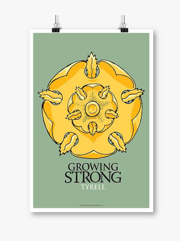 

Redwolf - Growing Strong - Game Of Thrones Official Poster