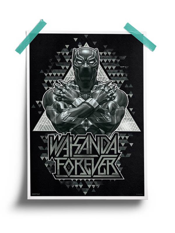 T'challa | Official Marvel Poster | Redwolf