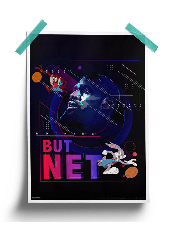 

Redwolf - Nothing But Net - Space Jam Official Poster