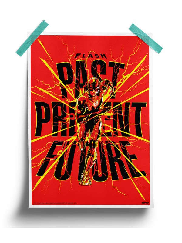 Past Present Future The Flash Official Poster Redwolf