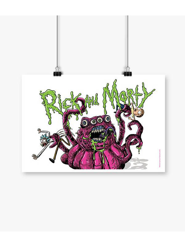 

Redwolf - Four Eyed Monster - Rick And Morty Official Poster