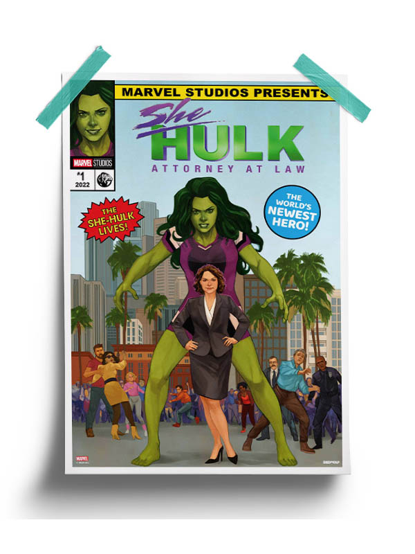 

Redwolf - She-Hulk Comic Cover - Marvel Official Poster