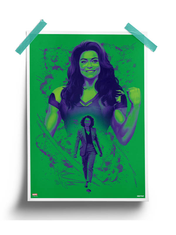 

Redwolf - She-Hulk Power - Marvel Official Poster