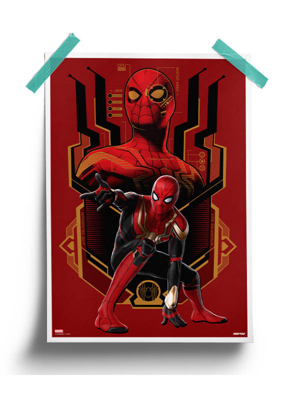 Spider-Man: Integrated Suit | Official Marvel Poster | Redwolf