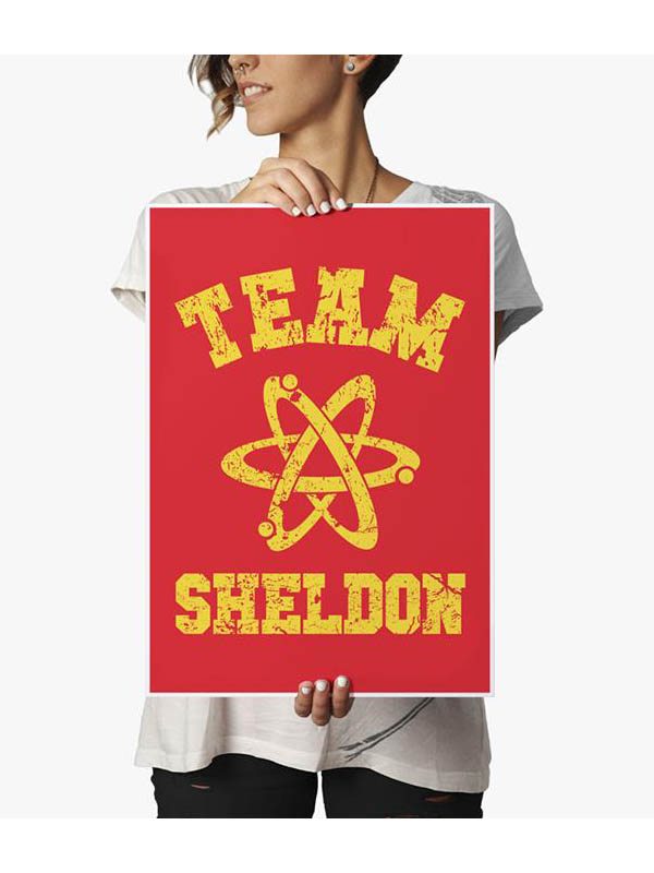 

Redwolf - Team Sheldon - Poster, Red