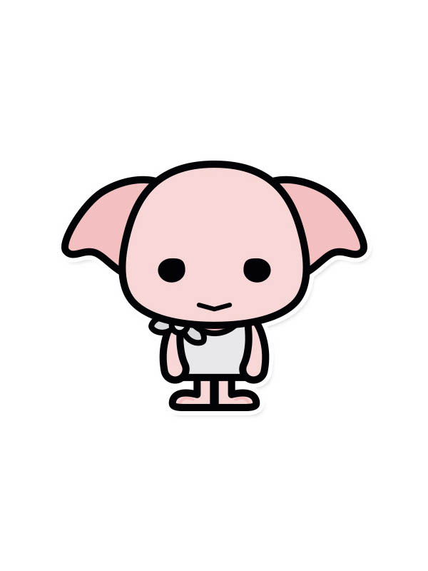 

Redwolf - Dobby Chibi - Harry Potter Official Sticker