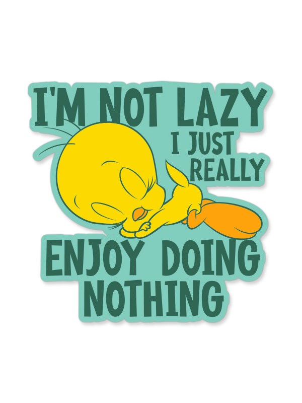 

Redwolf - I'm Not Lazy - Looney Tunes Official Sticker