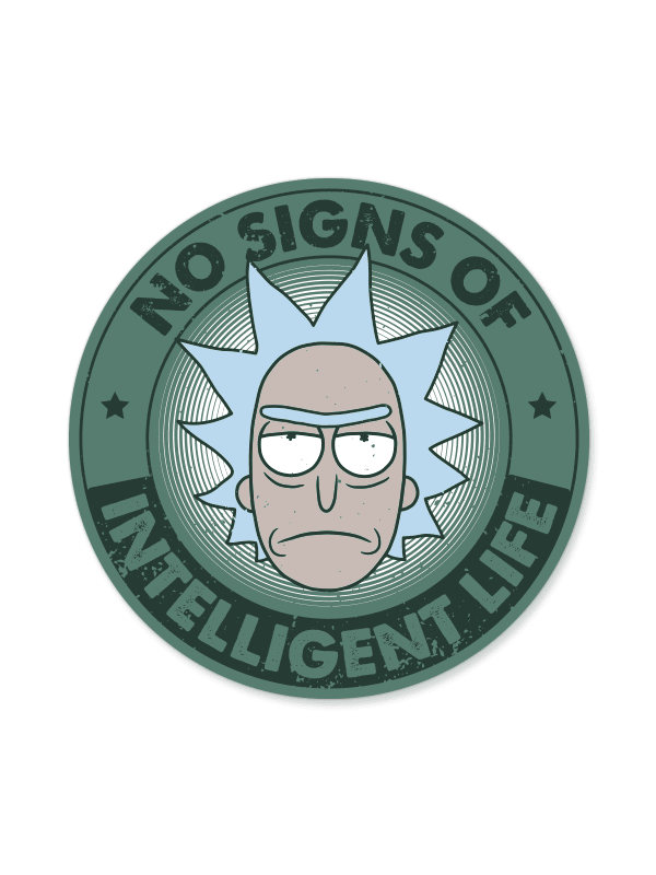 

Redwolf - Intelligent Life - Rick And Morty Official Sticker