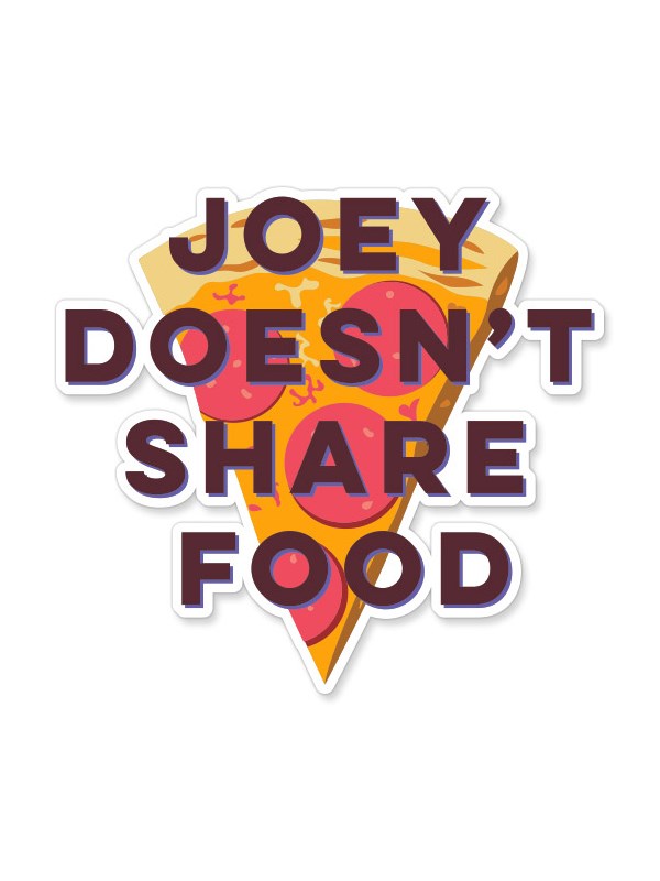 

Redwolf - Joey: Food - Friends Official Sticker